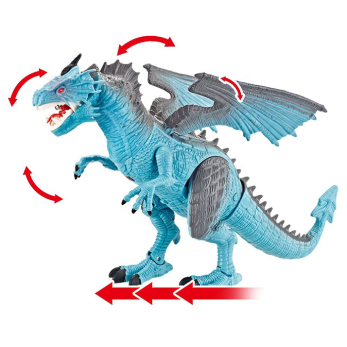 Dragon cu Telecomanda interactiv, LED, Efect vapori apa rece, 3 Ani+ [4]