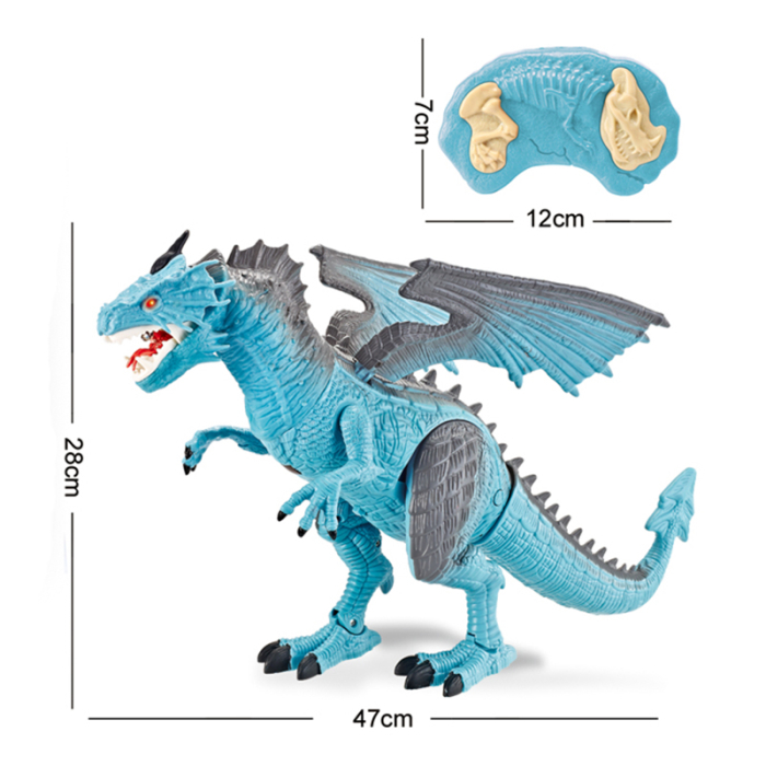 Dragon cu Telecomanda interactiv, LED, Efect vapori apa rece, 3 Ani+ [7]