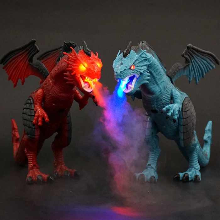Dragon cu Telecomanda interactiv, LED, Efect vapori apa rece, 3 Ani+ [2]