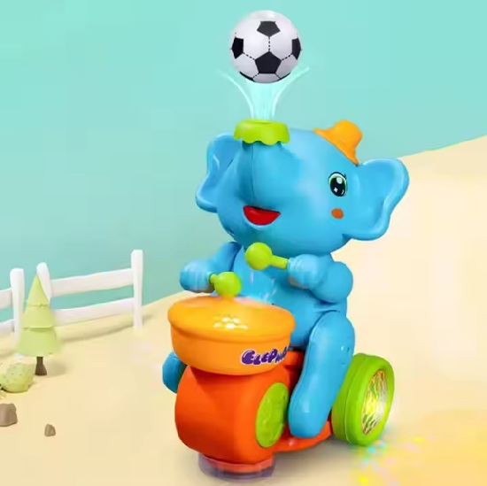 Elefantul Tobosar Magic – Jucarie Electrica cu Muzica si Miscare pentru Copii 1–4 Ani [4]