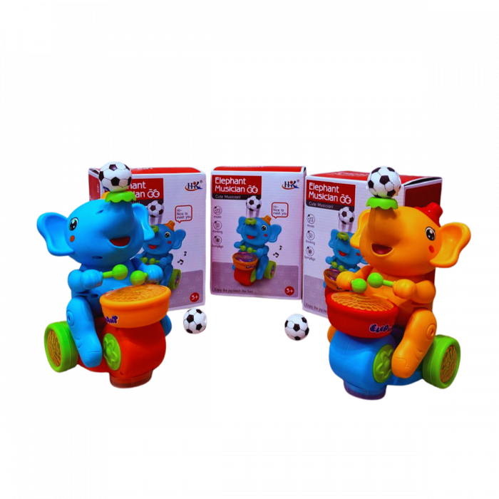Elefantul Tobosar Magic – Jucarie Electrica cu Muzica si Miscare pentru Copii 1–4 Ani [7]