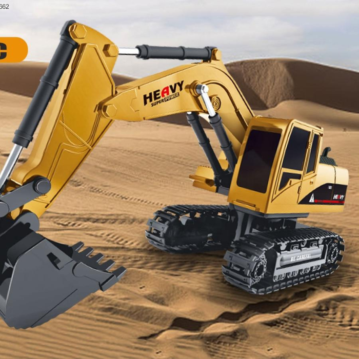 Excavator cu telecomandă, scară 1:24 – 6 funcții, lumini & sunete [2]