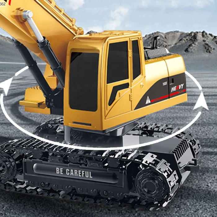 Excavator cu telecomandă, scară 1:24 – 6 funcții, lumini & sunete [3]