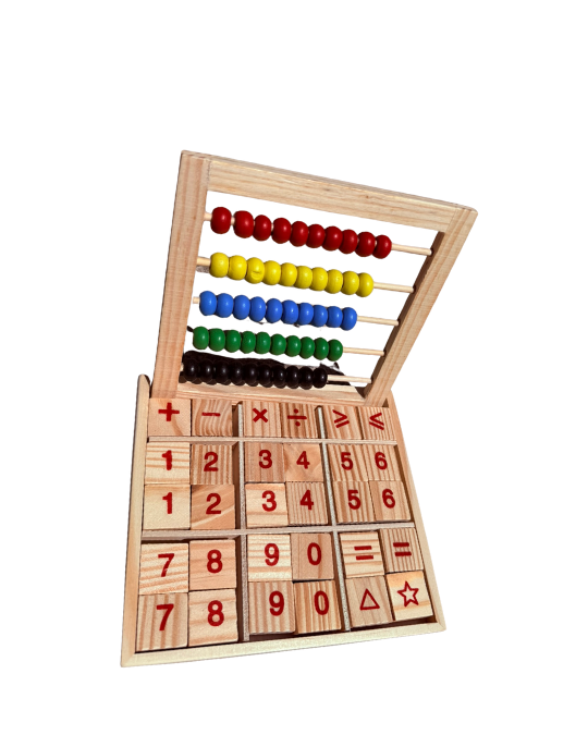 Joc aritmetic din lemn cu numaratoare [3]