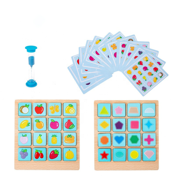 Joc de memorie Montessori cu cartonașe – Joc educativ pentru dezvoltarea atenției și logicii [3]
