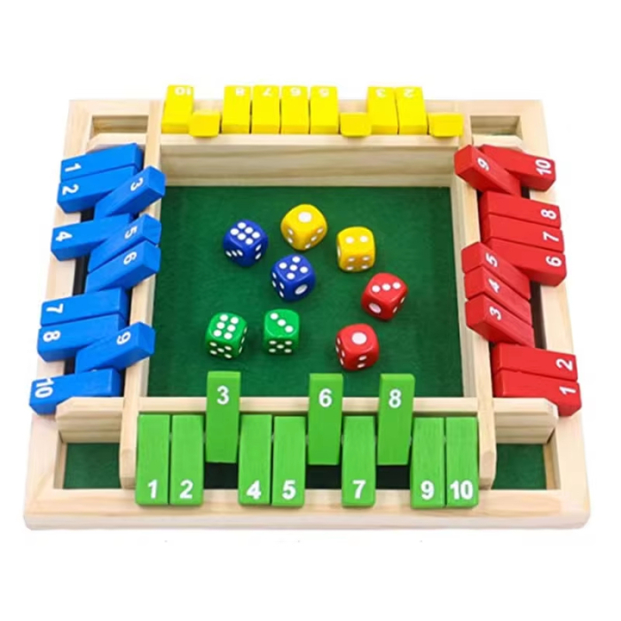 Joc de societate din lemn – Shut the Box [2]