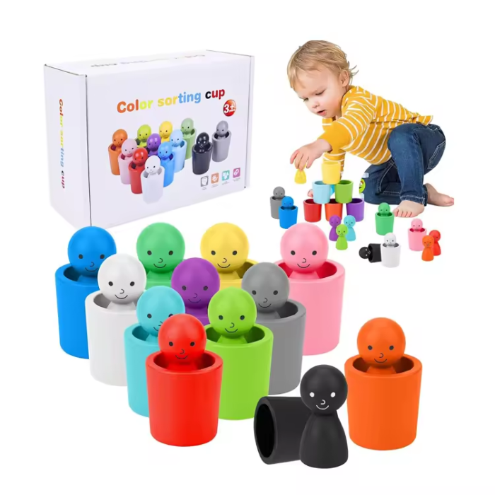 Joc de sortare și asociere Montessori - 12 culori [3]