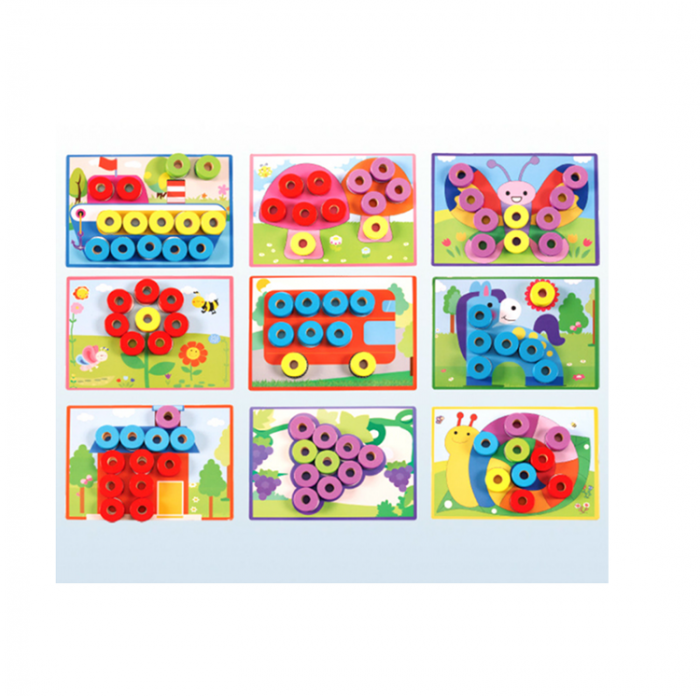 Joc educativ asociere puzzle si numaratoare|ZukiToys.ro [4]
