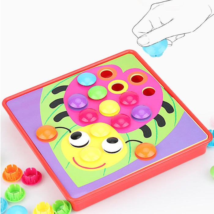 Joc Educativ cu Butoni si 12 Planșe de Joc – Creativitate și Motricitate 3+ [3]