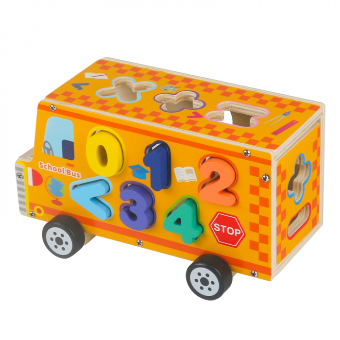 Joc educativ Învăța numerele – camion sortator 3 ani+ [1]