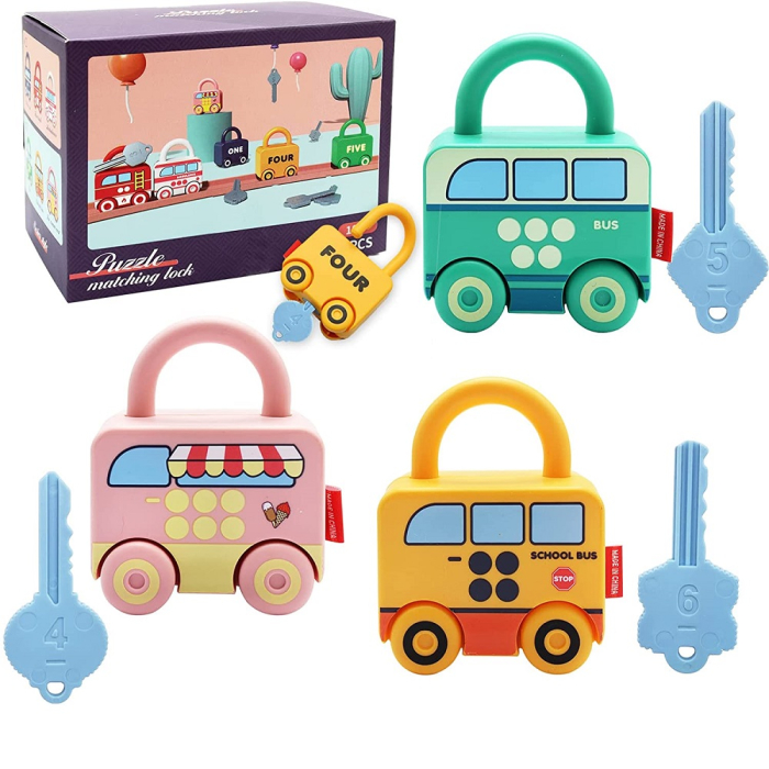 Joc Lacatele si Cheile Cunoasterii – Cifrele 123 SOS (6 piese) [1]