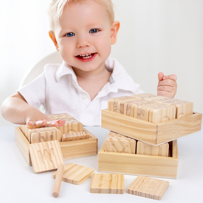 Joc Montessori Scriere Alfabet si Recunoastere Litere 3+ [5]