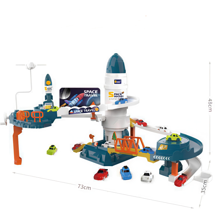 Joc pistă electrică tematică spațială cu mașinuțe [3]