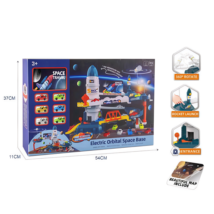 Joc pistă electrică tematică spațială cu mașinuțe [2]