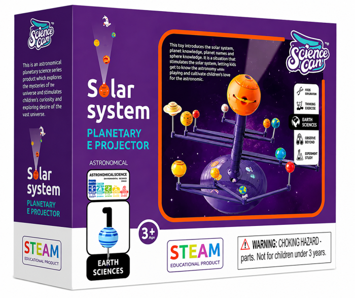 Joc STEM Sistemul Solar cu proiector interactiv și planete luminoase [6]