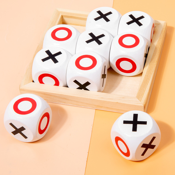 Joc X și 0 din Lemn Tic Tac Toe, Joc de Societate | ZukiToys [2]