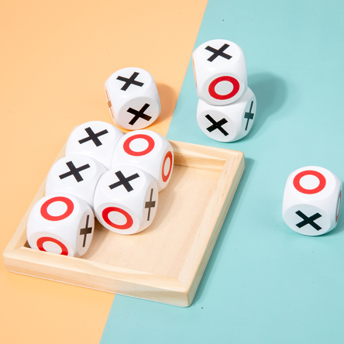 Joc X și 0 din Lemn Tic Tac Toe, Joc de Societate | ZukiToys [3]