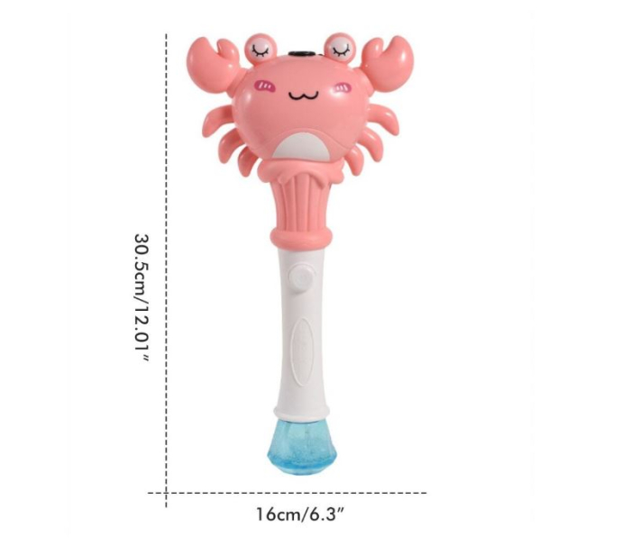 Jucarie Crab electric de făcut baloane de săpun cu lumină și sunete - ( roz ) [4]