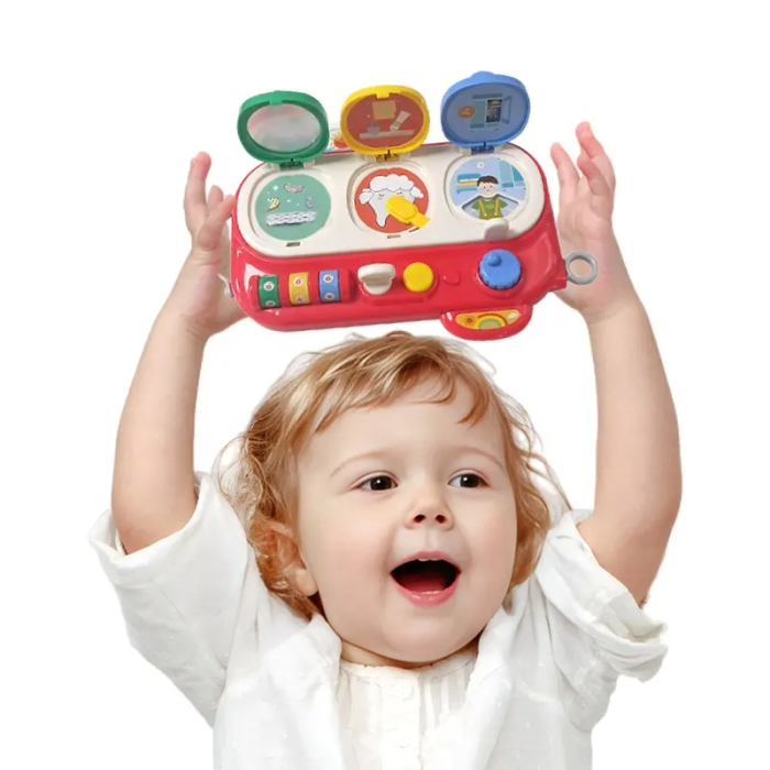 Jucărie educativă interactivă pentru copii – panou activități dezvoltare timpurie 18+ [3]