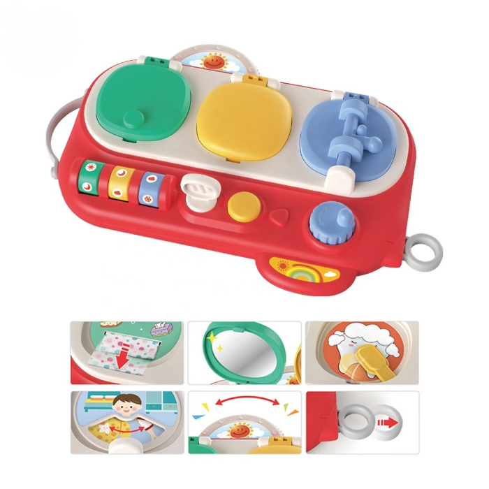 Jucărie educativă interactivă pentru copii – panou activități dezvoltare timpurie 18+ [4]