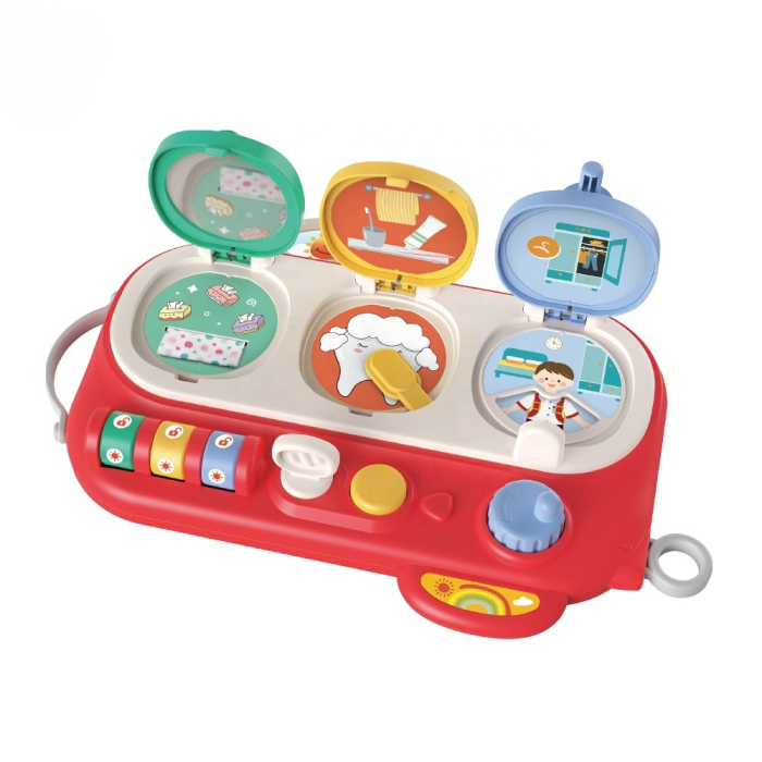 Jucărie educativă interactivă pentru copii – panou activități dezvoltare timpurie 18+ [2]