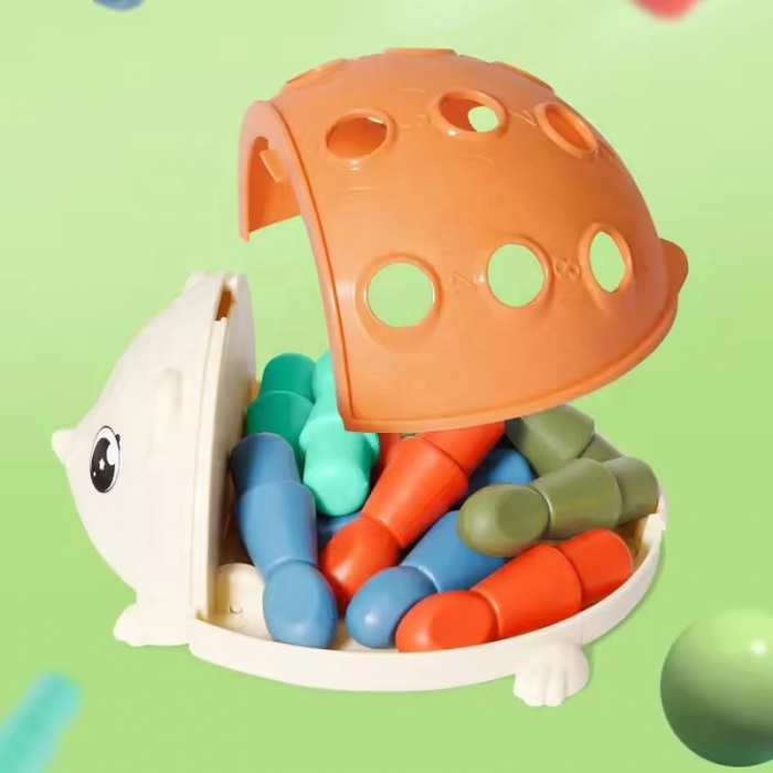 Jucarie arici motricitate tepi colorati Montessori 18 luni+ [2]