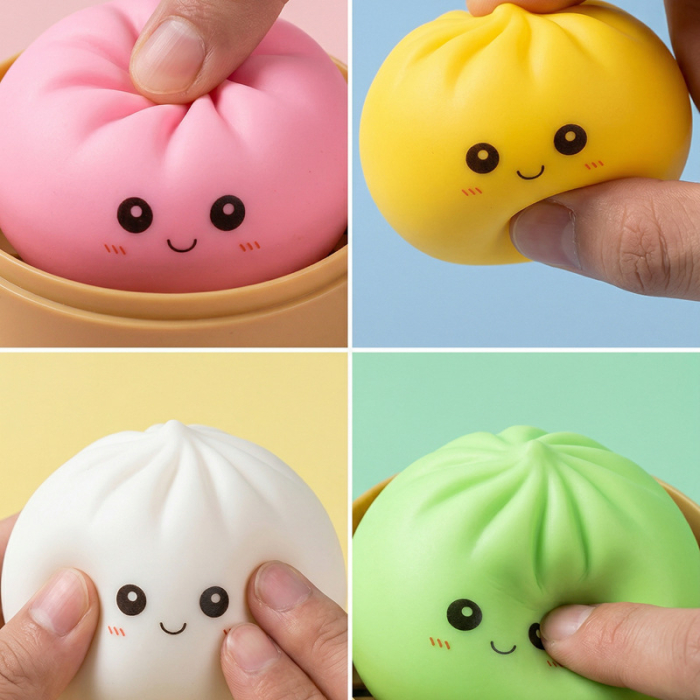 Jucărie Squishy Mystery Box „Rainbow Dumpling” – Figurină Surpriză Senzorială [11]