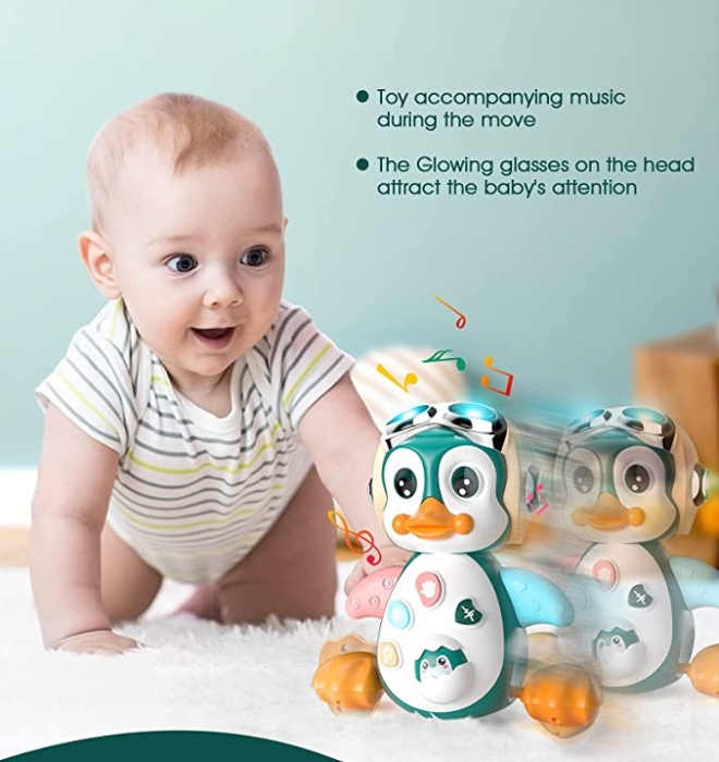 Pinguin dansator cu lumini şi muzică [4]