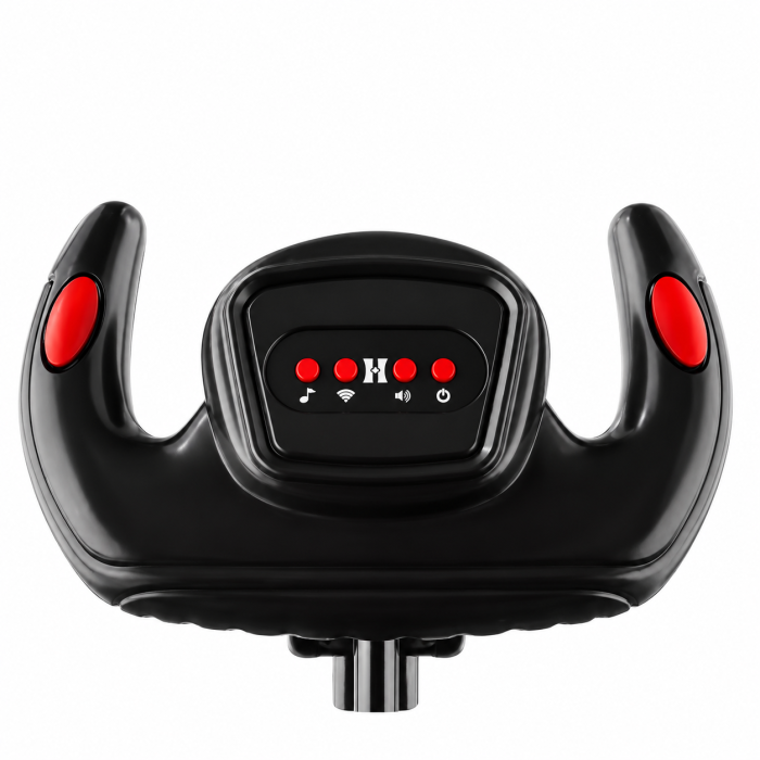 Kart electric pliabil cu telecomandă, Bluetooth, muzică și lumini LED – Roșu, Motor 12V [4]