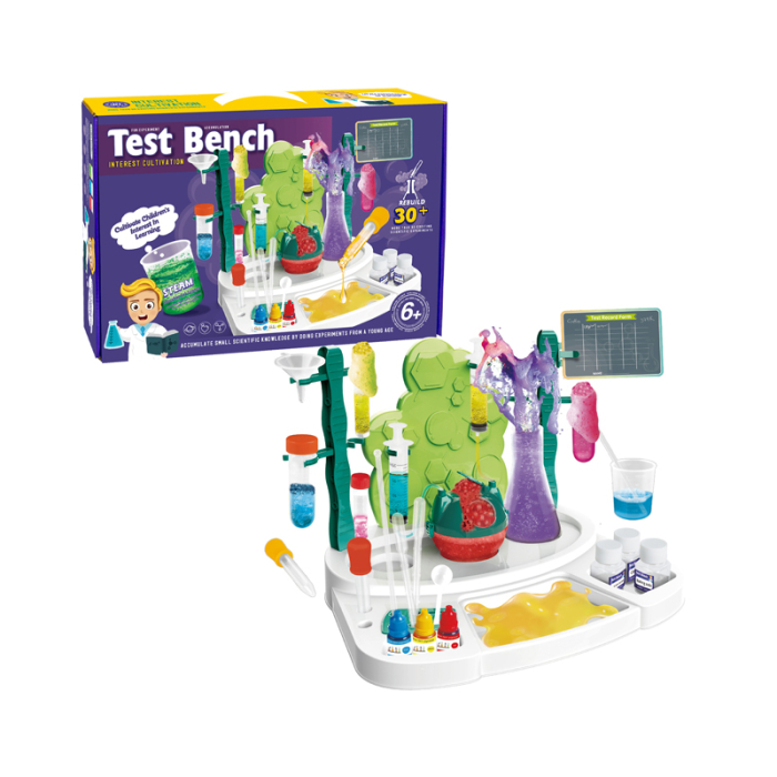 Laborator de chimie pentru copii – kit STEM cu experimente și accesorii interactive [6]