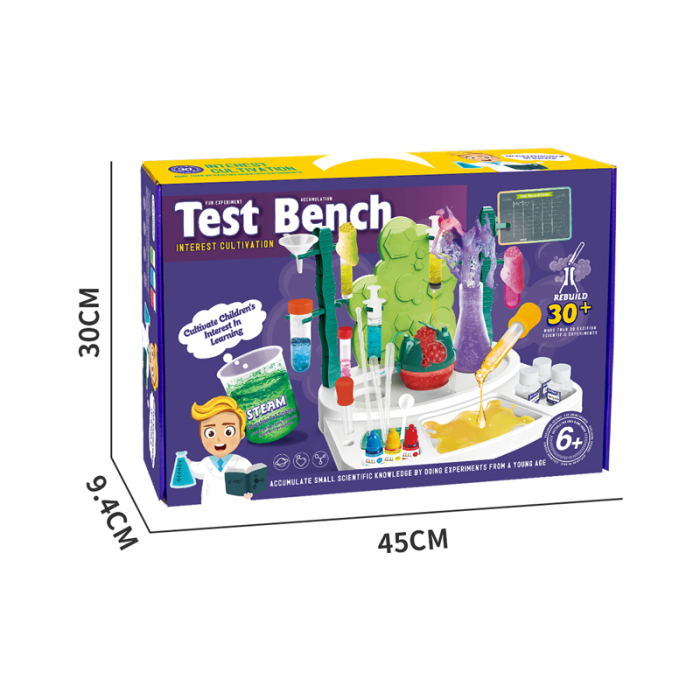 Laborator de chimie pentru copii – kit STEM cu experimente și accesorii interactive [7]