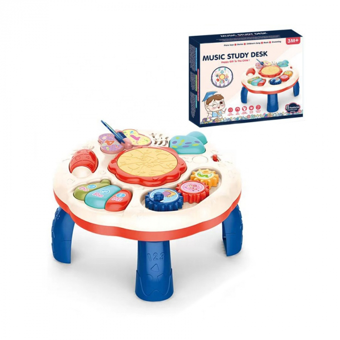 Masă Montessori muzicală 2-în-1 – activități sonore și creative 18 luni+ [1]