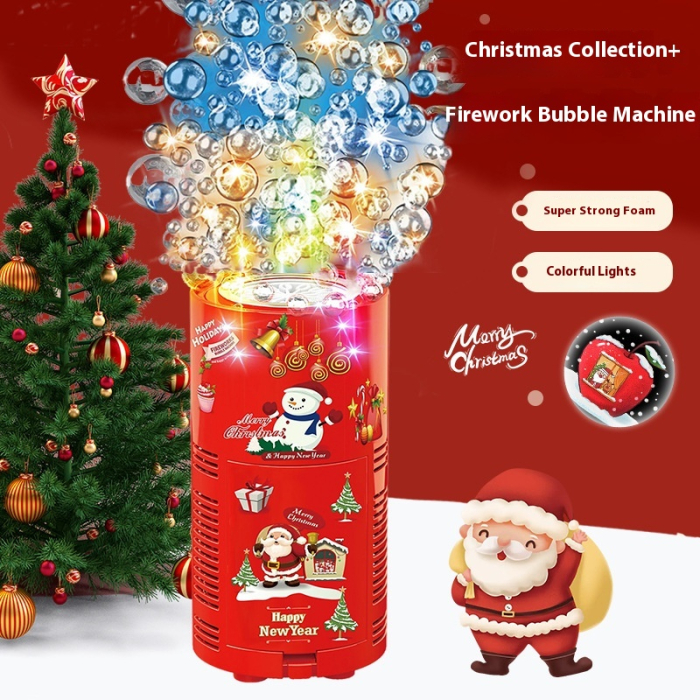 Mașină de făcut baloane de sapun cu stickere de Craciun [4]