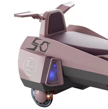 Mașinuță electrică Ride-On Giga Drone, pink, iluminare LED [5]