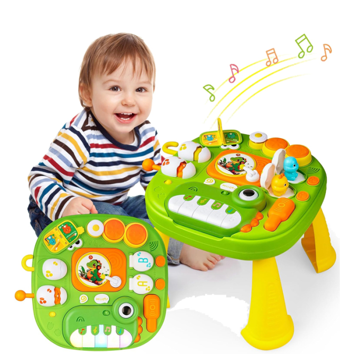 Măsuță educativă multifuncțională pentru bebeluși cu activități interactive, lumini și sunete [3]