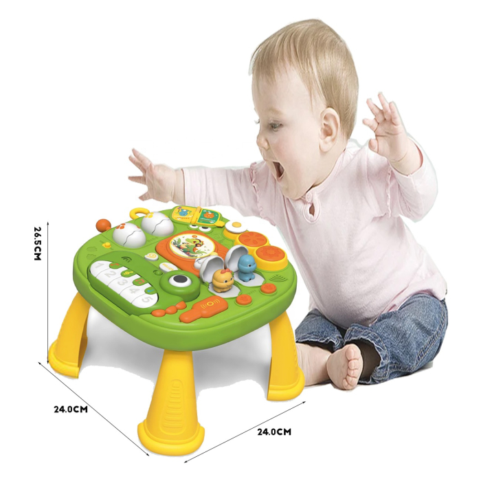 Măsuță educativă multifuncțională pentru bebeluși cu activități interactive, lumini și sunete [5]
