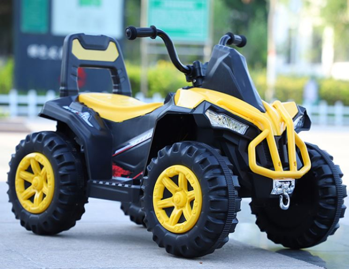 Mini ATV electric pentru copii – Quad galben 6V [3]