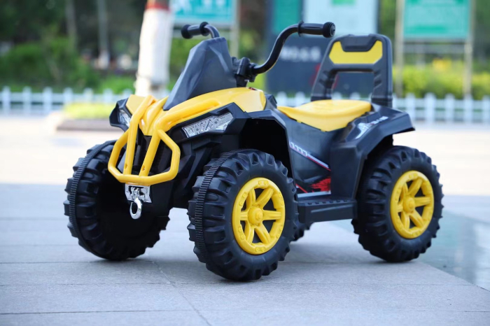 Mini ATV electric pentru copii – Quad galben 6V [2]