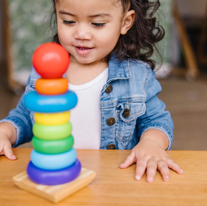 Turnuri Montessori din lemn - jucarie educativa 2 in 1 [3]