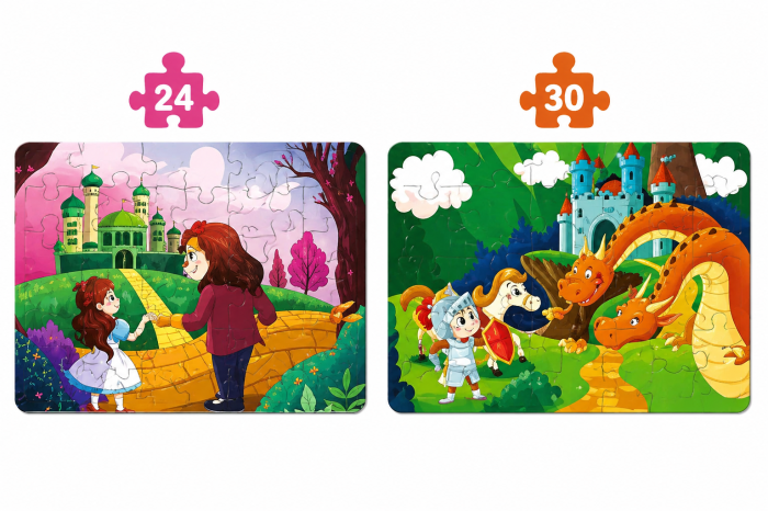 Puzzle educativ cu povești clasice – set progresiv cu 4 modele [3]
