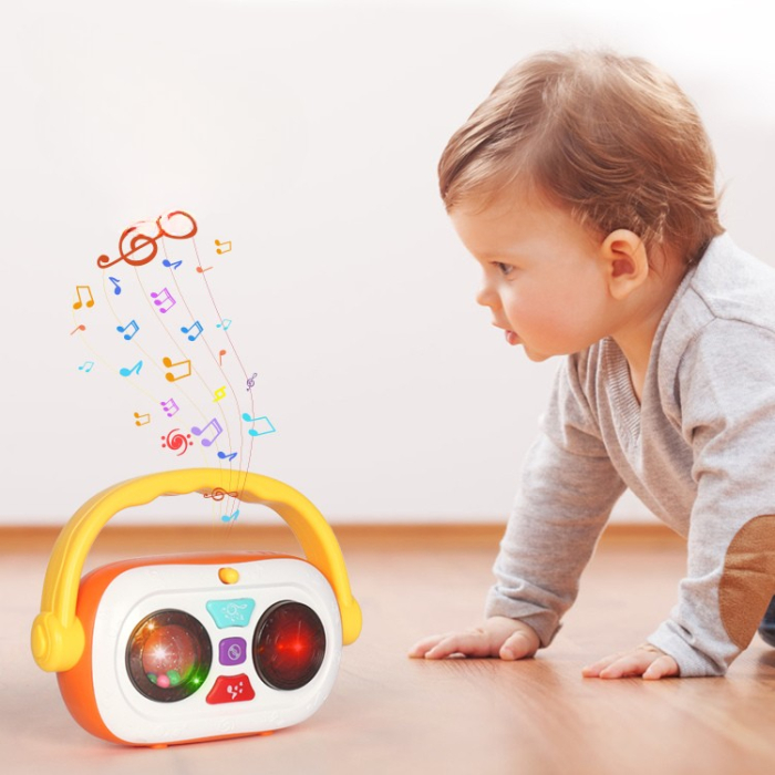 Radio interactiv pentru copii – jucărie cu sunete plăcute 12+ [2]