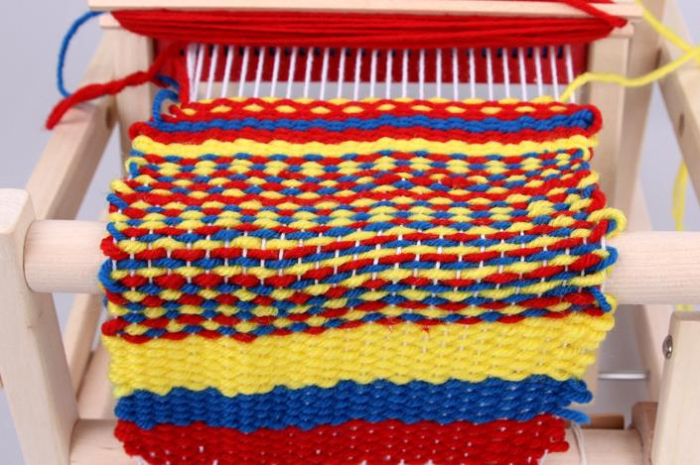 Război de țesut din lemn – jucărie educativă pentru copii [4]