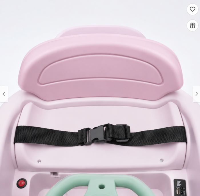 Ride-on electric rotativ 360° cu telecomandă și lumini - Mov [4]