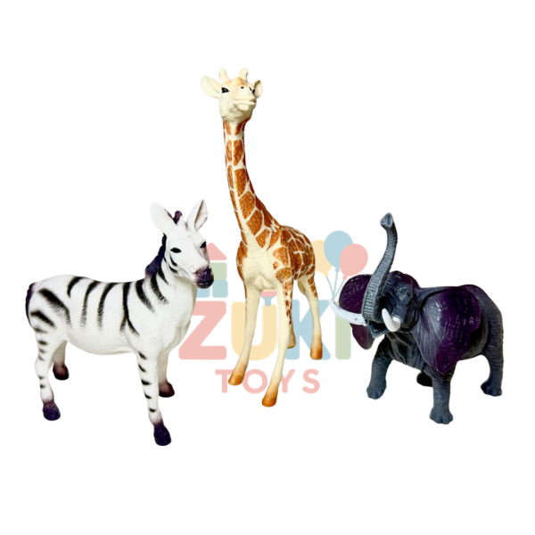 Set animale mari din jungla – 6 piese (16 - 22 cm) [3]