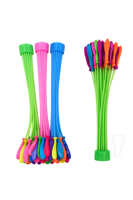 Set baloane apă cu umplere rapidă și conectare la furtun – multicolor [2]