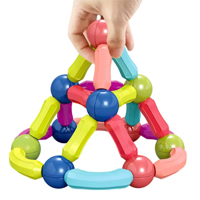 Set bețișoare magnetice pentru construcții creative Magnetic Sticks, 42 piese [3]