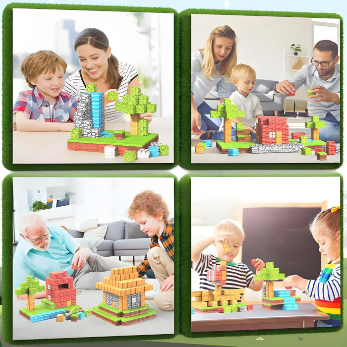 Set blocuri magnetice de construcție - 300 de piese [2]
