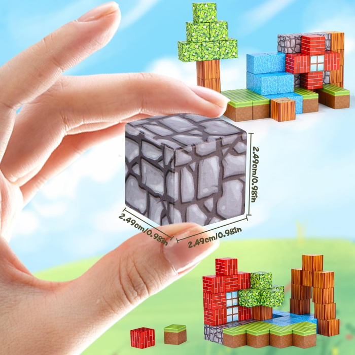 Set blocuri magnetice de construcție - 64 de piese [4]