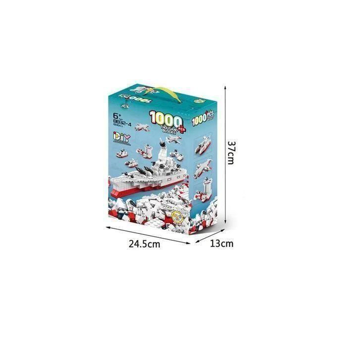 Set de construcție navă militară 6 în 1 cu 1000 piese [4]