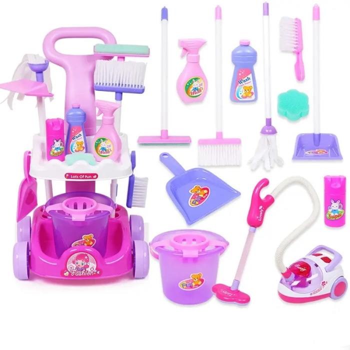 Set de curățenie de jucărie Timeless Tools – Joc educativ pentru copii [3]